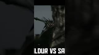 Lord of the rings Isildur vs Sauron [upl. by Odnama]