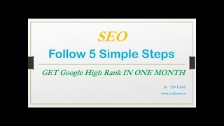 how to implement seo  seo optimization  how to do SEO [upl. by Noiek]