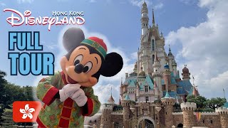 Hong Kong Disneyland FULL WALKTHROUGH 🇭🇰 [upl. by Arym917]