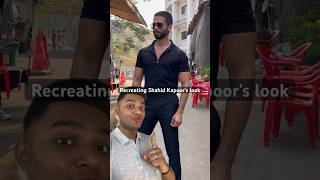 Shahid Kapoor All Black Outfit recreation  menfashionideas viralfashion menswear viralshort [upl. by Tildie719]