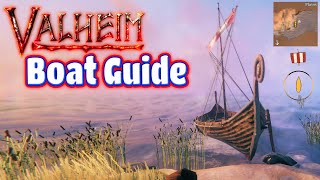 Valheim Boat Guide  Showing You All Of the Different Boats And How To Use Them [upl. by Nujra411]