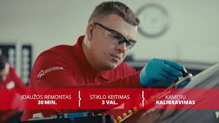 Rinkitės Carglass® patikimą automobilių stiklų remonto keitimo ir kamerų kalibravimo specialistą [upl. by Sumetra]