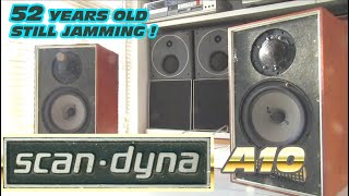 1970 SCAN DYNA A10 VINTAGE SPEAKERS [upl. by Denman216]