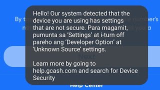 How To Fix gcash our system detected that the device you are using is not secure samsung problem [upl. by Essyle]