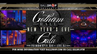 Gotham Hall NYE Countdown 202324 [upl. by Illoh]