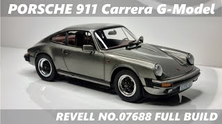 Revell Porsche 911 Carrera 32 Gmodel 124 07688🚀 full build 🏁 how to scalemodel scalemodeling [upl. by Noislla]