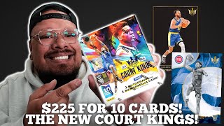 NEW RELEASE 202324 PANINI COURT KINGS BASKETBALL HOBBY BOX 225 FOR 10 CARDS BEAUTIFUL SET [upl. by Nnaharas]