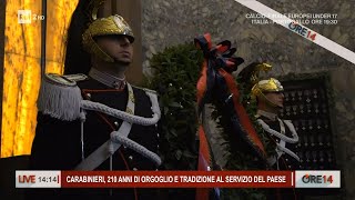 Carabinieri 210 anni di orgoglio e tradizione a servizio del Paese  Ore 14 del 05062024 [upl. by Wilinski]