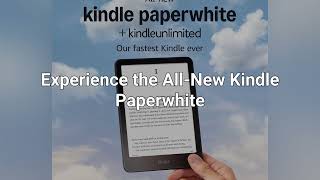 📚 Experience the AllNew Kindle Paperwhite – Your Perfect Reading Companion 🌟 [upl. by Bisset]