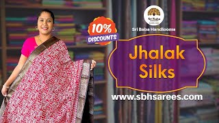 Jhalak Silk Saree Collections [upl. by Ecilahc]