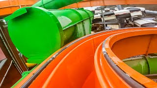 Standing SURFER WaterSlide at AquaMagis Plettenberg [upl. by Anahcar539]