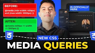 Responsive Web Design Made Easy with New CSS Media Queries 🚀 [upl. by Adnoloy41]