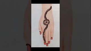 Very Easy Bengals Mehndi Design Trick mehndidesigns youtubeshorts mehndi easymehndi viral [upl. by Beichner]