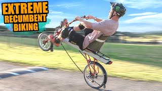 THE EXTREME RECUMBENT MTB  LAID BACK FREERIDE [upl. by Kulda710]