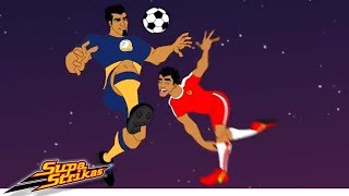 SUPA STRIKAS Po Polsku  Kosmiczny trening  Zestaw Odcinków 1718  Piłkarskie Rozgrywki [upl. by Arocahs424]