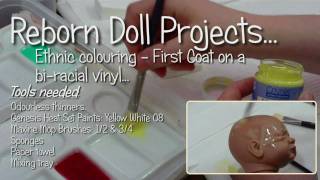 Ethnic Reborn Doll layer 1 of 6  Reborn Doll Tutorial [upl. by Noseimaj814]