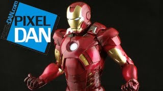 Kotobukiya ArtFX 16 Scale Avengers Iron Man Statue Review [upl. by Leihcim]