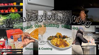 THANKSGIVING VLOG  Shopping  Cooking [upl. by Janelle]