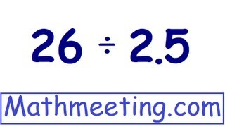 Dividing Decimals  Example 2 [upl. by Rubin]