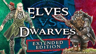 Elves Vs Dwarves  Legolas Vs Gimli  MESBG Battle Report [upl. by Mozart]