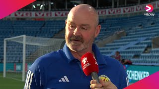 Scotland manager Steve Clarke reacts to famous comeback win against Norway [upl. by Franklyn]