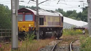 66199 0Z66 1126 Arpley Yard  Mossend Yard depart Carlisle 29 062024 [upl. by Laehcimaj115]