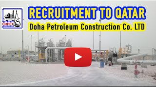 Doha Petroleum Construction Co LTD Jobs  Hiring Qatar  Apply Now [upl. by Dryden]