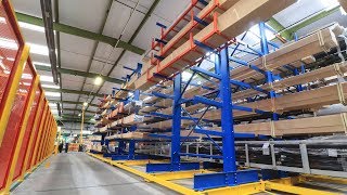 Mobile Racking System at Kawneer UK Ltd [upl. by Kraus19]