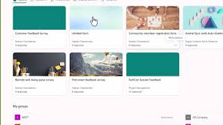 How to move a personal form in Microsoft Forms to a group or team [upl. by Eanod60]