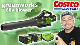 Greenworks 80V Leaf Blower  Unboxing and Review  ANY GOOD [upl. by Ylrebma]