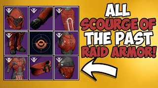 Destiny 2  ALL Scourge of the Past Raid Armor Everything You MUST Know [upl. by Gavrielle]