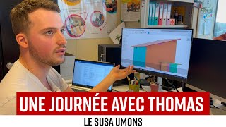 Une journée avec Thomas  Le SUSA UMons [upl. by Aynosal]