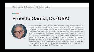 Aspectos claves para la optimización de los estudios de Cardiología Nuclear Ernesto García  USA [upl. by Dnaltiac]