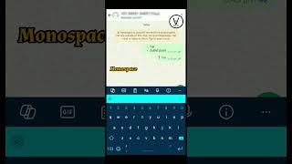 whatsapp typing shortcutsinformationtechwhatsappVishvak001 [upl. by Hashimoto]