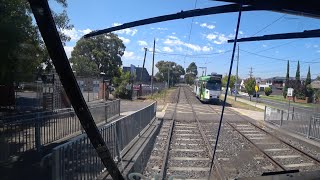 Drivers View Tram 82 Moonee Ponds to Footscray Melbourne [upl. by Yevoc]