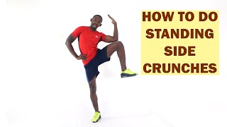 How to Do Standing Side Crunches [upl. by Aynam52]