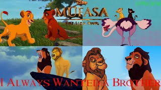 Mufasa The Lion King  I Always Wanted A Brother Leaked Song 2D 19942024 [upl. by Carlina]