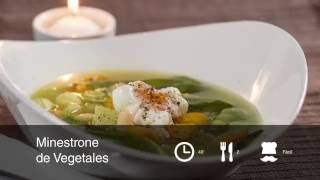 Recetario Nestlé 150 años  Minestrone de vegetales [upl. by Eanore]