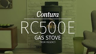 Contura RC500E Modern Freestanding Gas Stove by Regency [upl. by Felske]