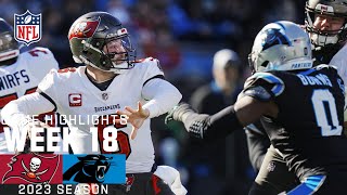 Tampa Bay Buccaneers vs Carolina Panthers  2023 Week 18 Game Highlights [upl. by Uis]