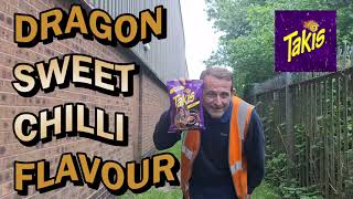 Takis Dragon Sweet Chilli Flavour Review [upl. by Boykins]