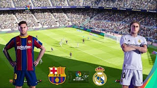 PES 2021  Gameplay  Barcelona vs Real Madrid  PC [upl. by Yanttirb]