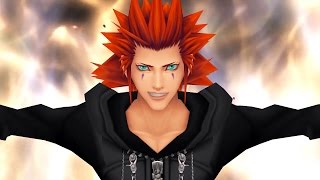 Kingdom Hearts 2 Roxas vs Axel Boss Fight PS3 1080p [upl. by Bondie]