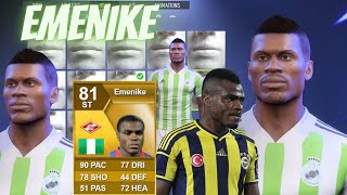 FIFA 22 How to make Emmanuel Emenike Pro Clubs Look alike [upl. by Darrej]