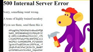 500 INTERNAL SERVER ERROR Klappe zu Affe tot [upl. by Cressler]