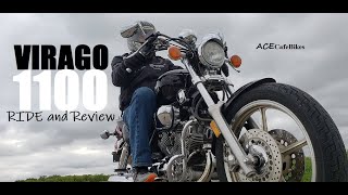 Yamaha Virago 1100  Ride and Review [upl. by Esbensen209]