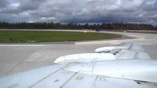 UTair Express Tu134A3  Engine Startup Taxi amp Takeoff Rwy 28L from StPetersburg Pulkovo LED [upl. by Yanehc]