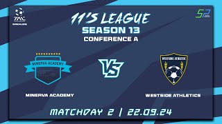 TAL Bengaluru 11sSeason 13Con AGame Week 2Minerva Academy vs Westside Athletics22924 [upl. by Atolrac]