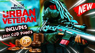 NEW Urban Veteran PRO PACK Includes 2400 COD Points [upl. by Uzzi512]