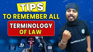 Tips to Top quotThe Law Terminologyquot [upl. by Aleyam130]